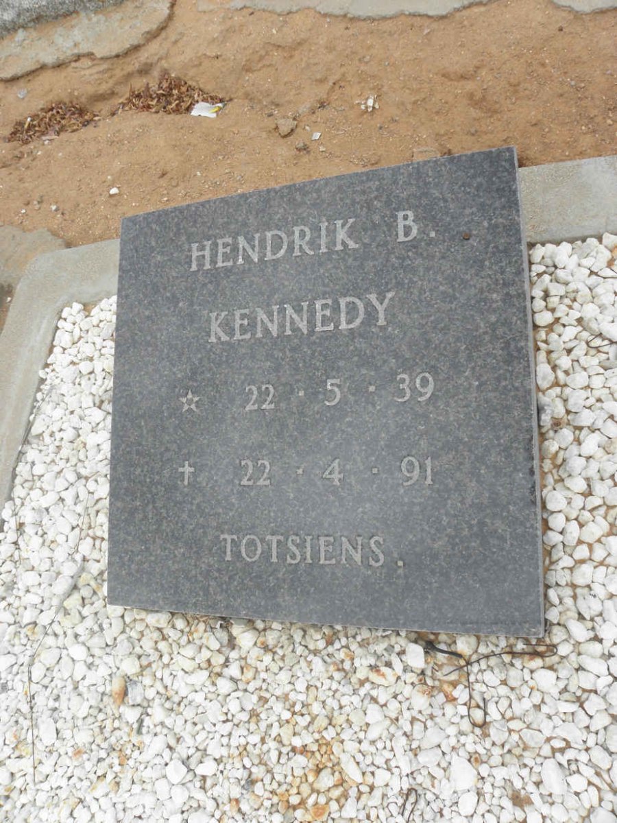 KENNEDY Hendrik B. 1939-1991