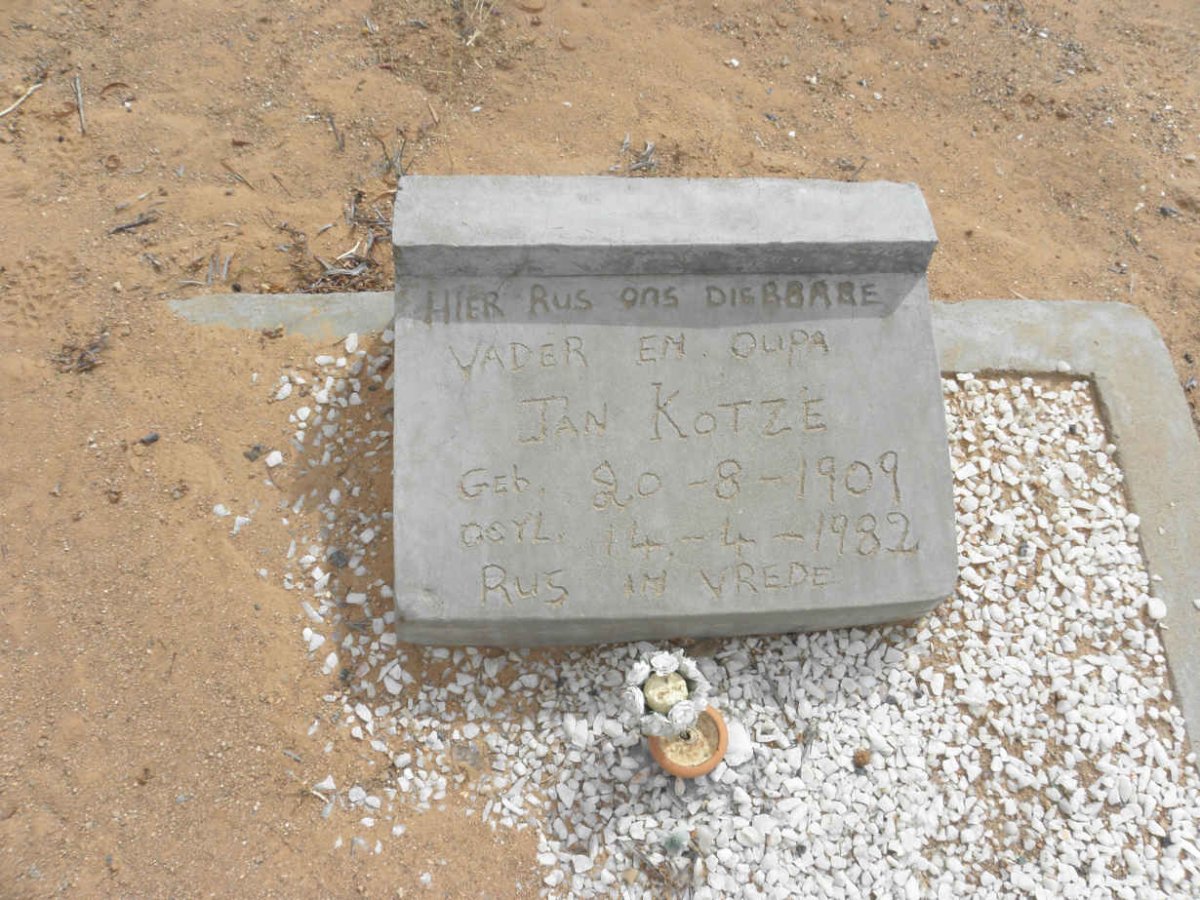 KOTZE Jan 1909-1982