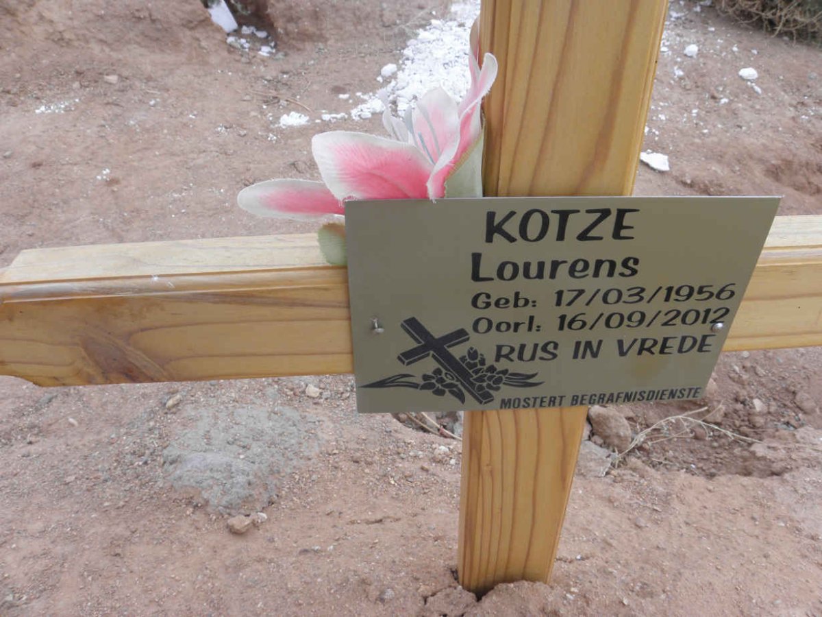 KOTZE Lourens 1956-2012