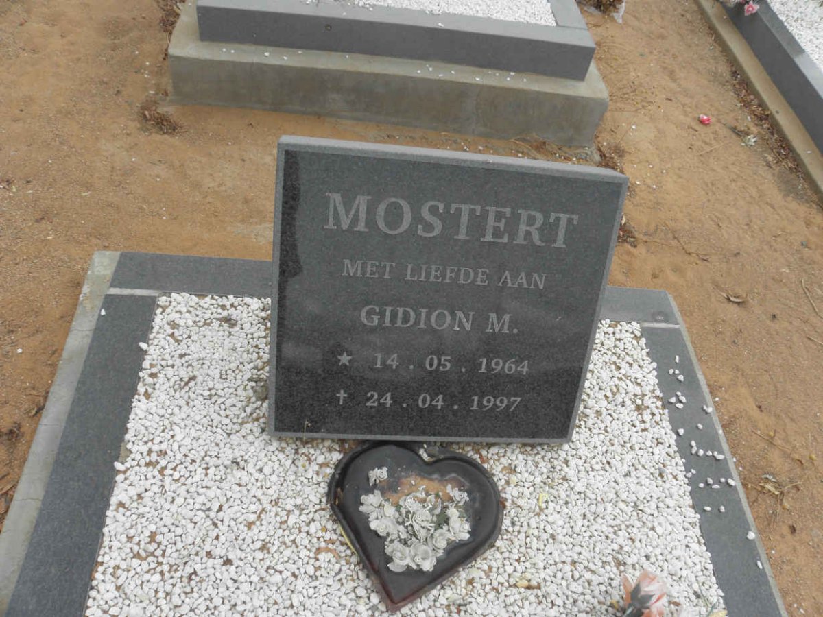 MOSTERT Gidion M. 1964-1997