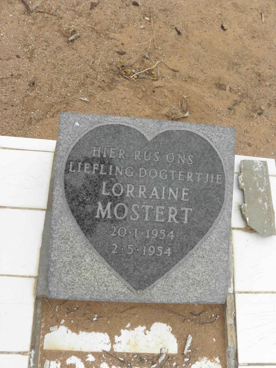 MOSTERT Lorraine 1954-1954
