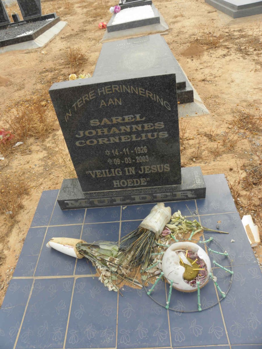 MULDER Sarel Johannes Cornelius 1926-2003