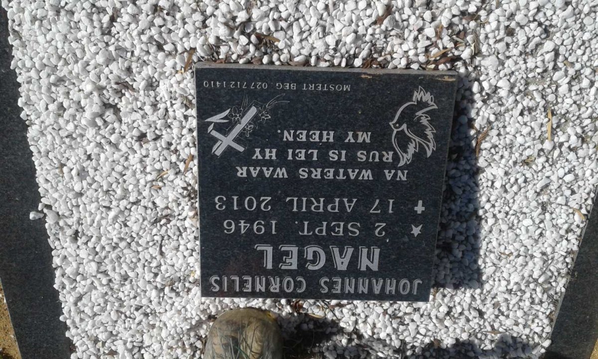 NAGEL Johannes Cornelis 1946-2013
