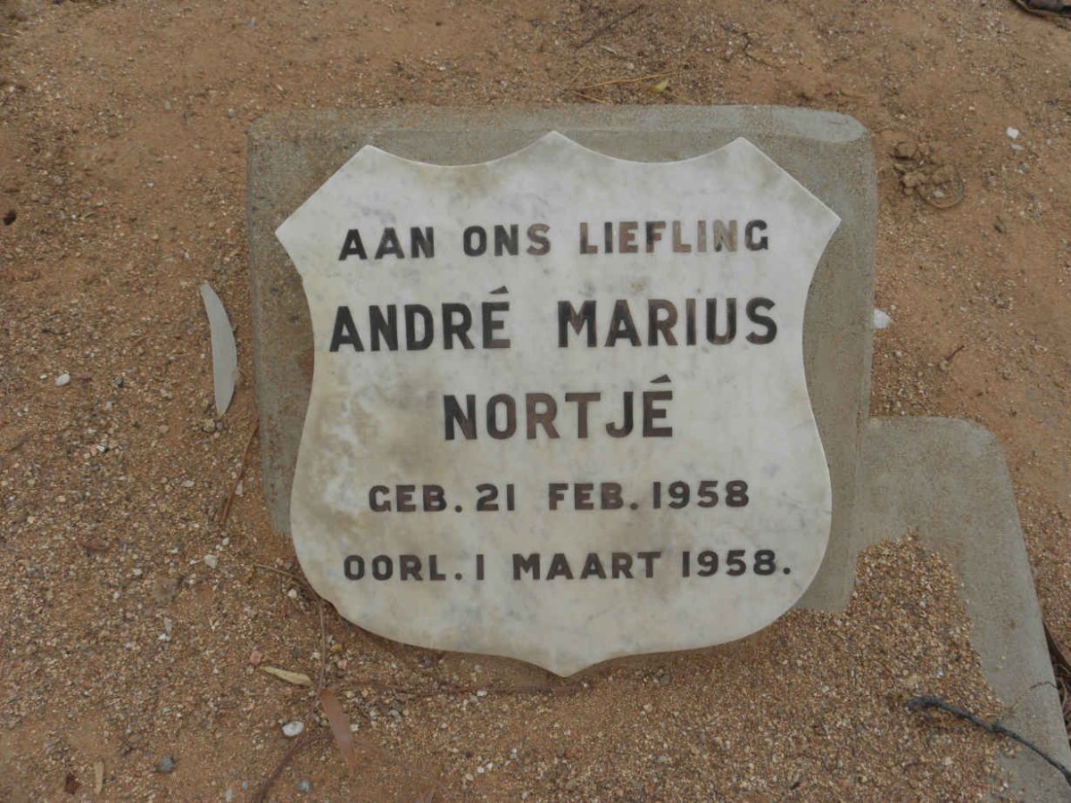 NORTJE Andre Marius 1958-1958
