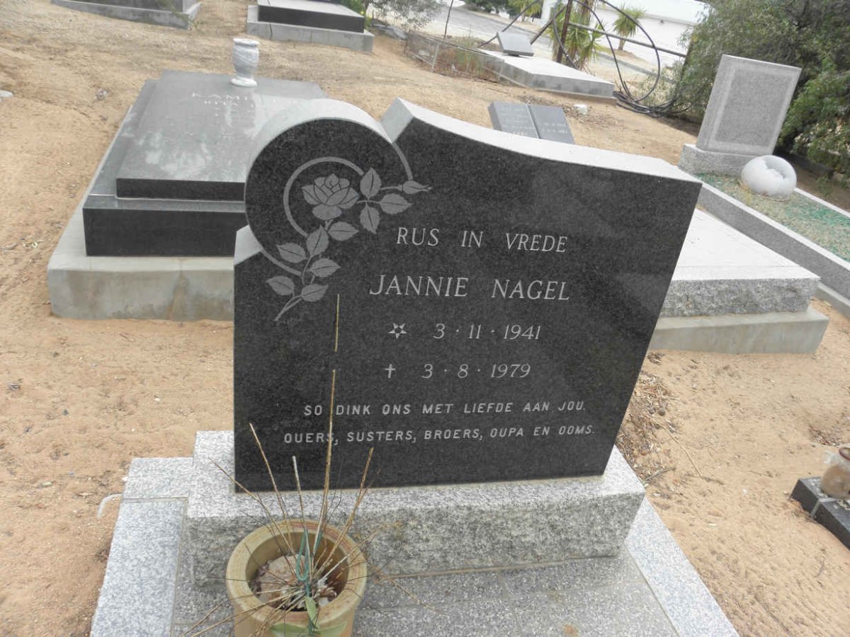 NAGEL Jannie 1941-1979
