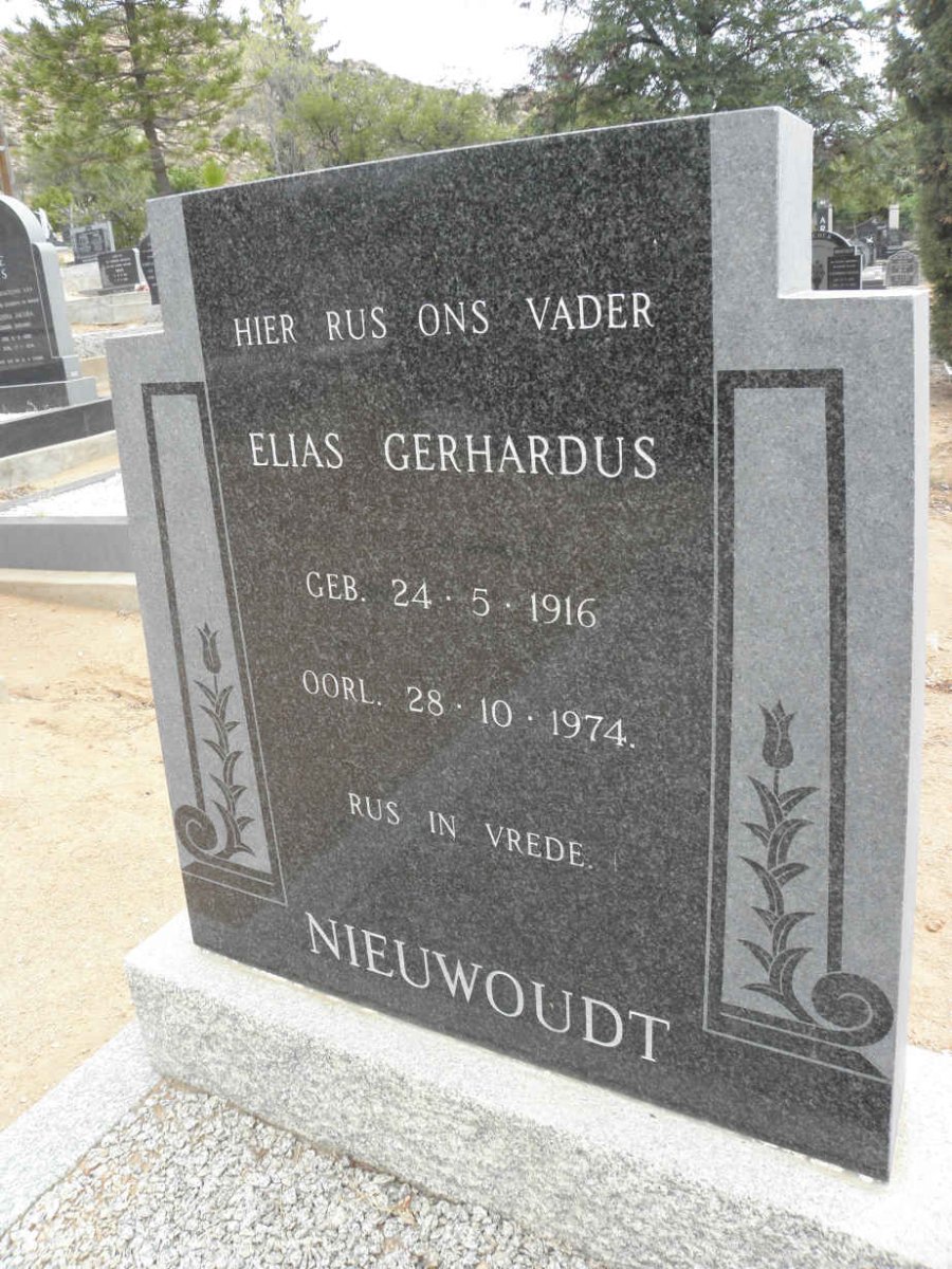 NIEUWOUDT Elias Gerhardus 1916-1974
