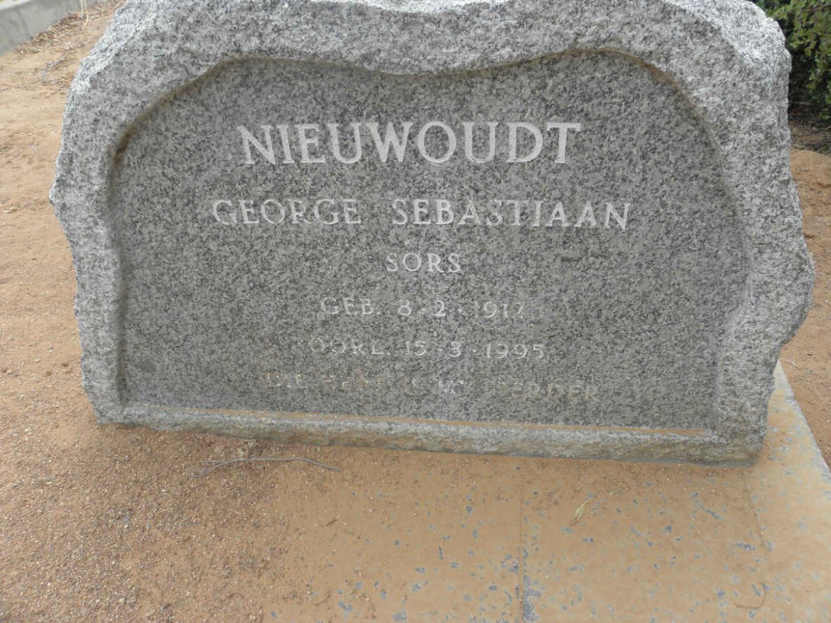 NIEUWOUDT George Sebastian 1912-1995