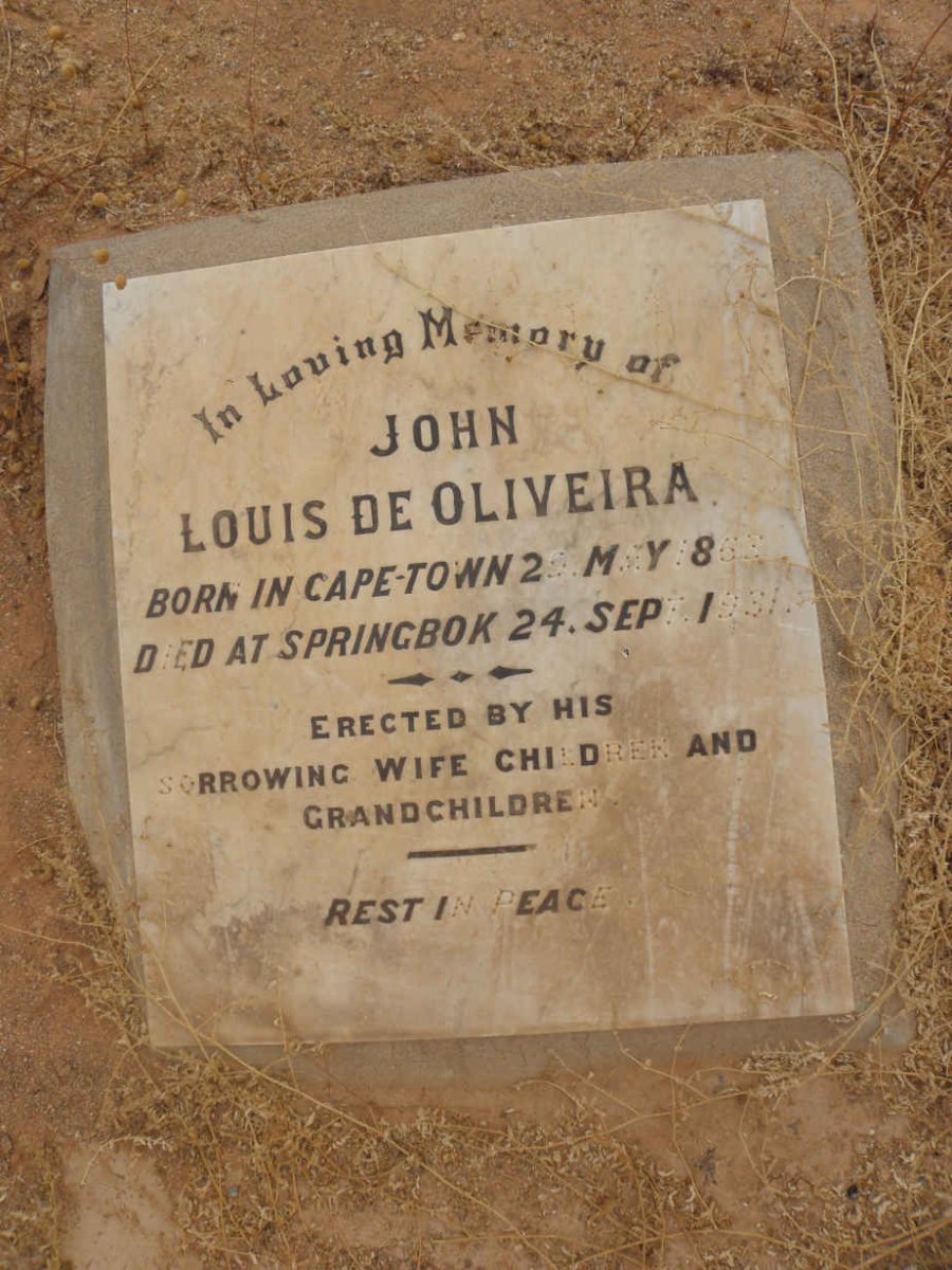 OLIVEIRA John Louis, de 1863-1931