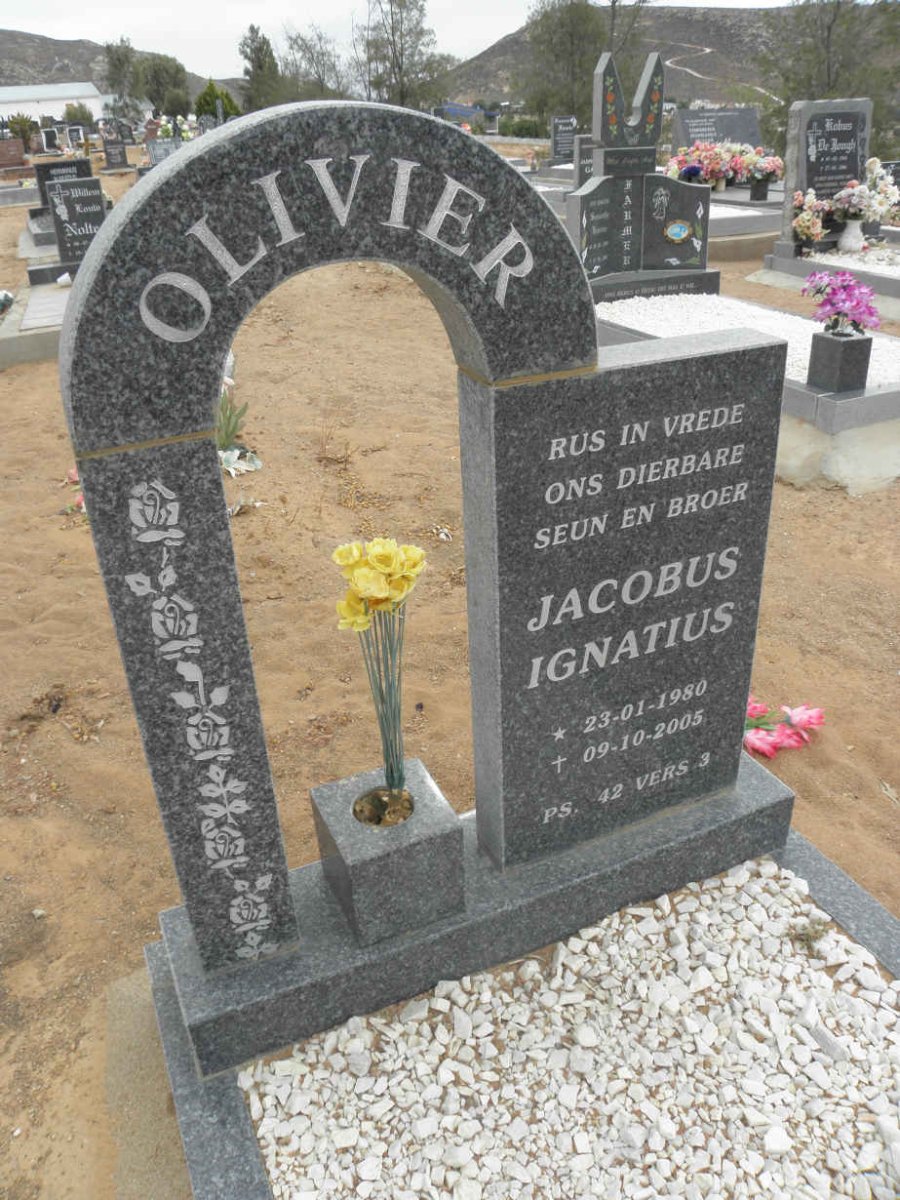 OLIVIER Jacobus Ignatius 1980-2005
