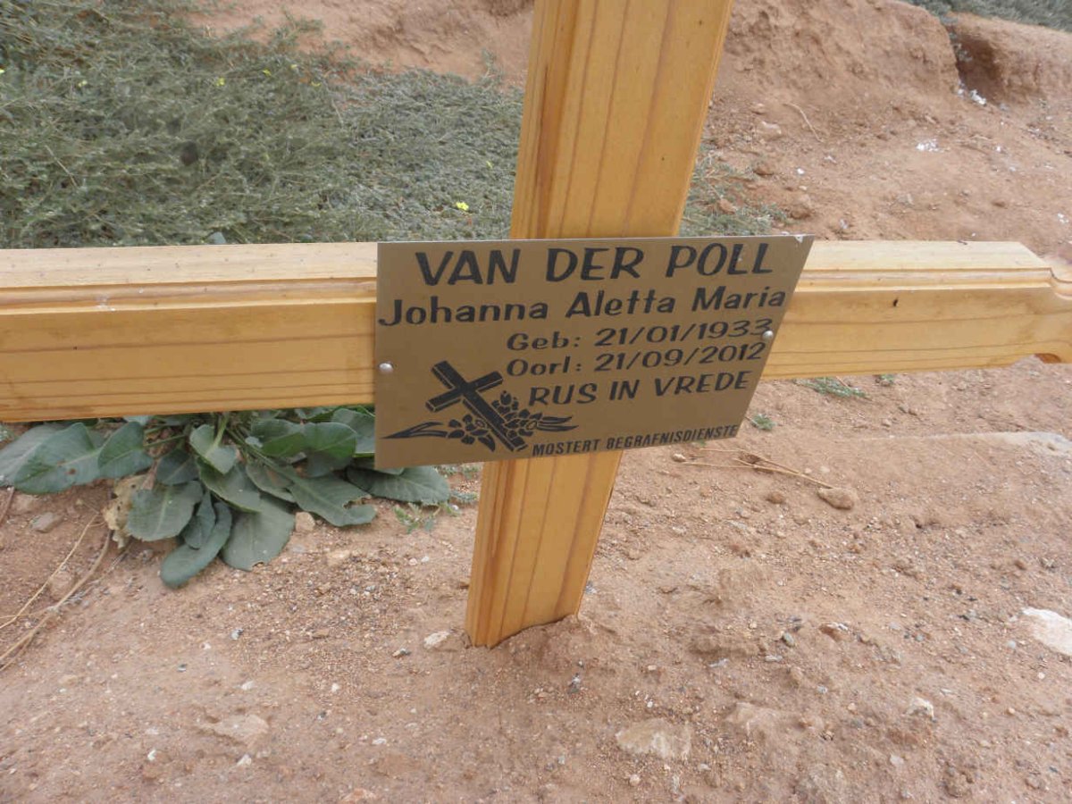 POLL Johanna Aletta Maria, van der 1933-2012