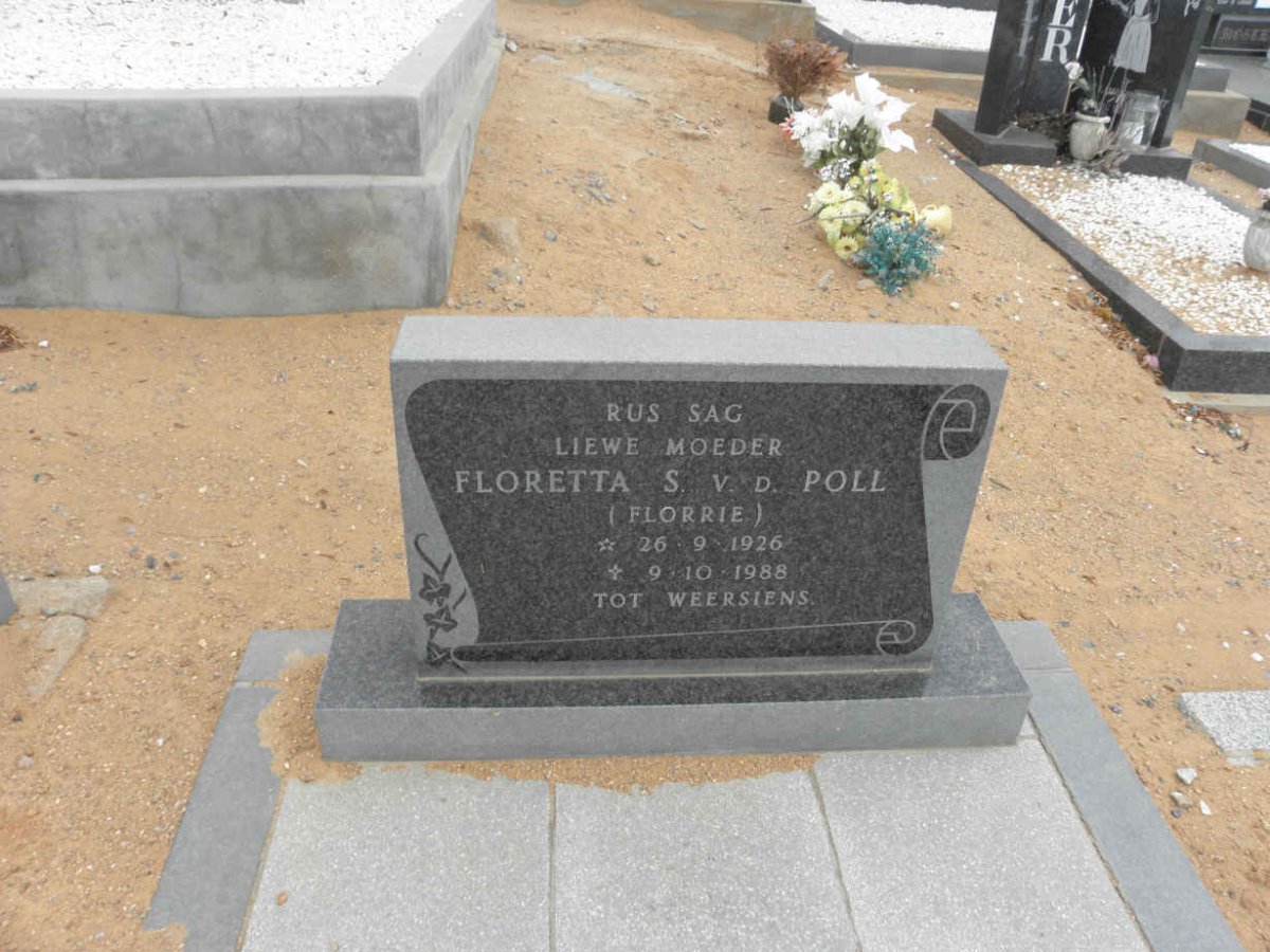 POLL Floretta S., v.d. 1926-1988