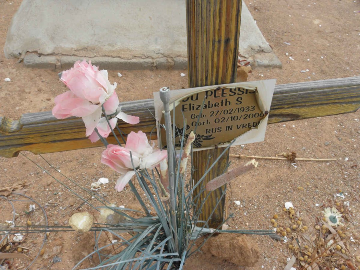 PLESSIS Elizabeth S., du 1933-2006