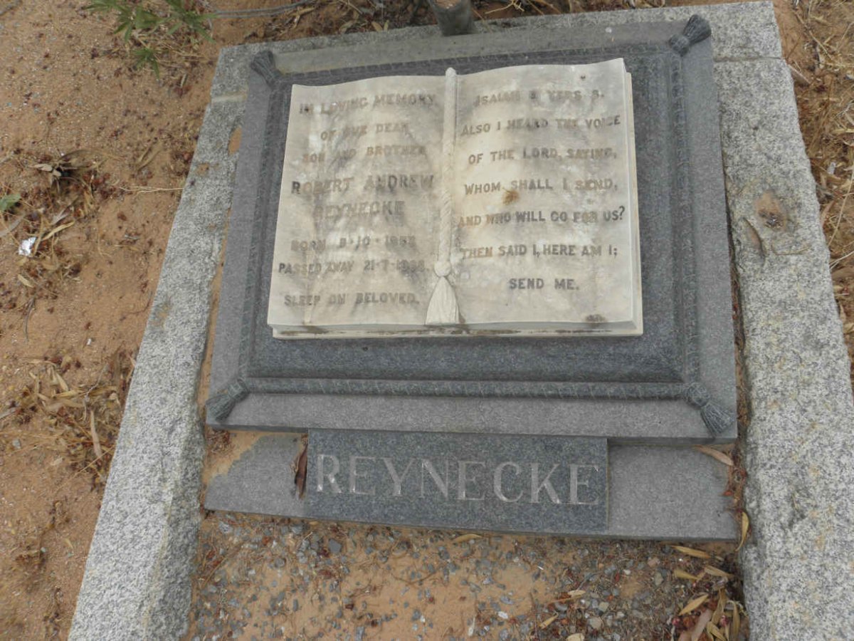 REYNECKE Robert Andrew 1953-1968