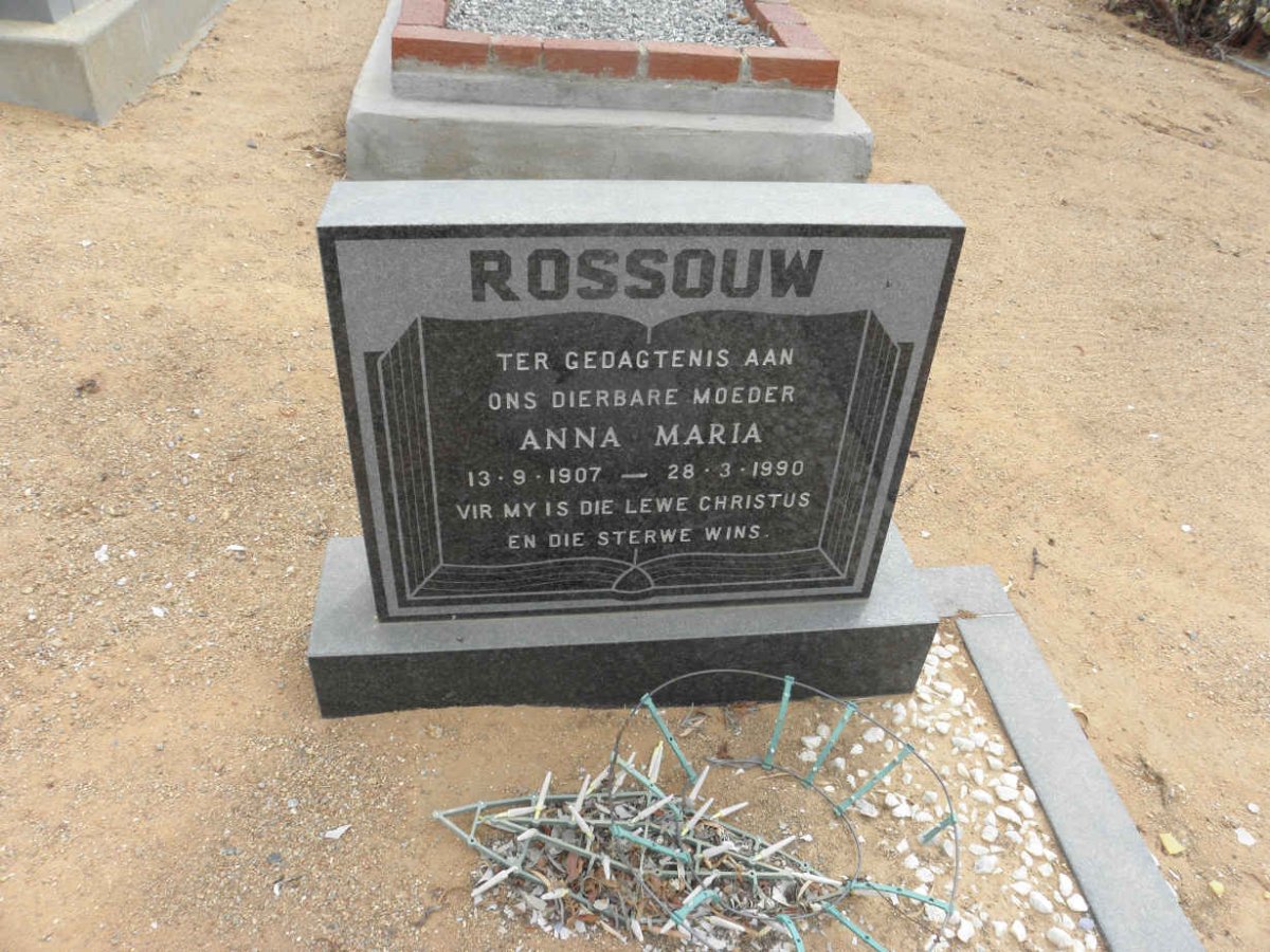 ROSSOUW Anna Maria 1907-1990
