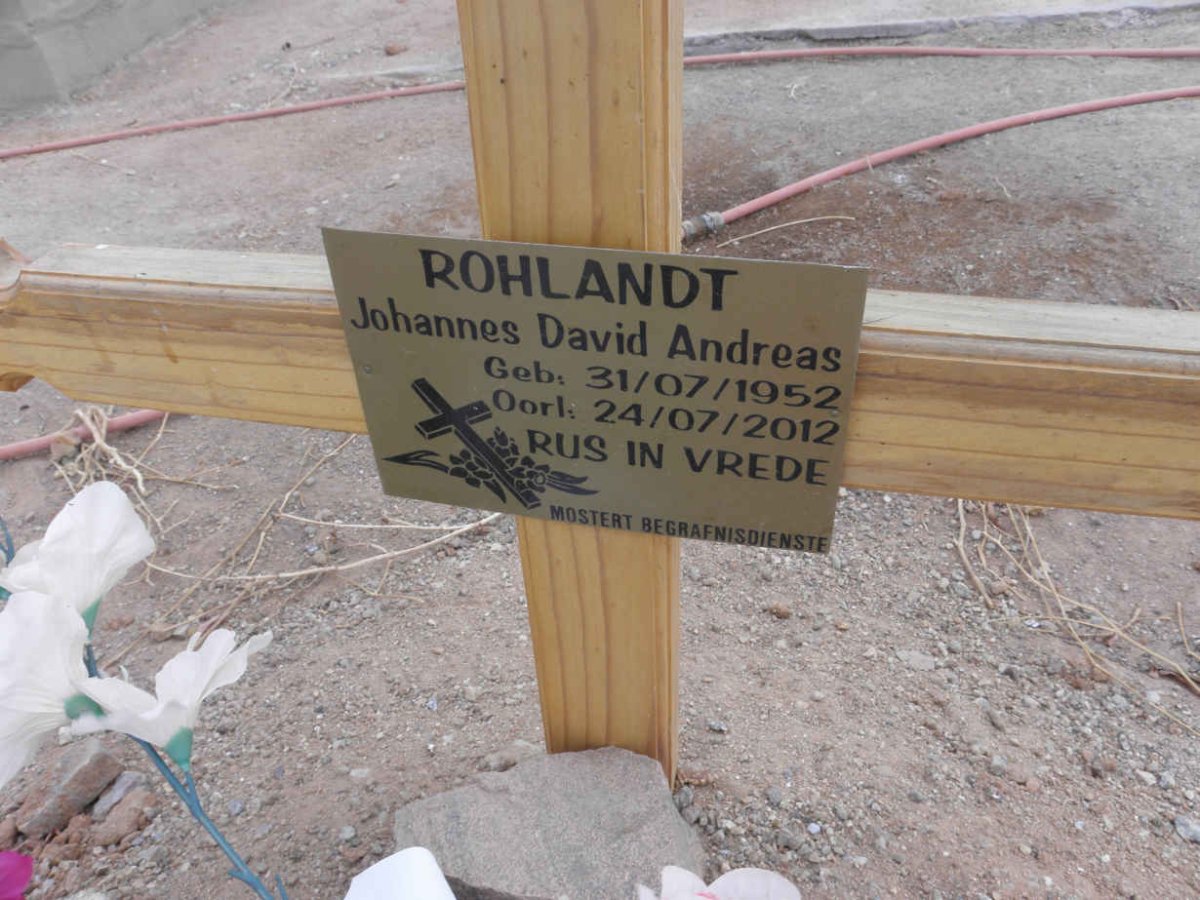 ROHLANDT Johannes David Andreas 1952-2012