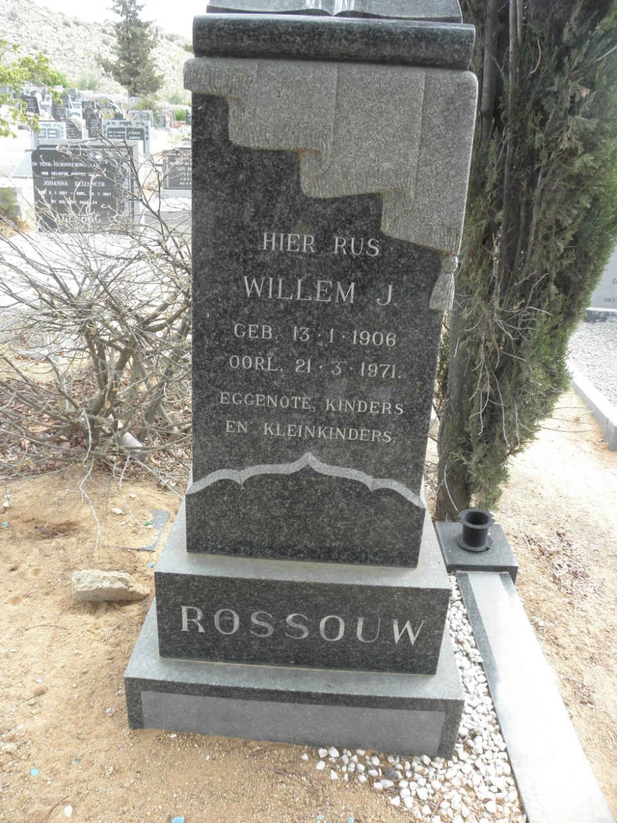 ROSSOUW Willem J. 1906-1971