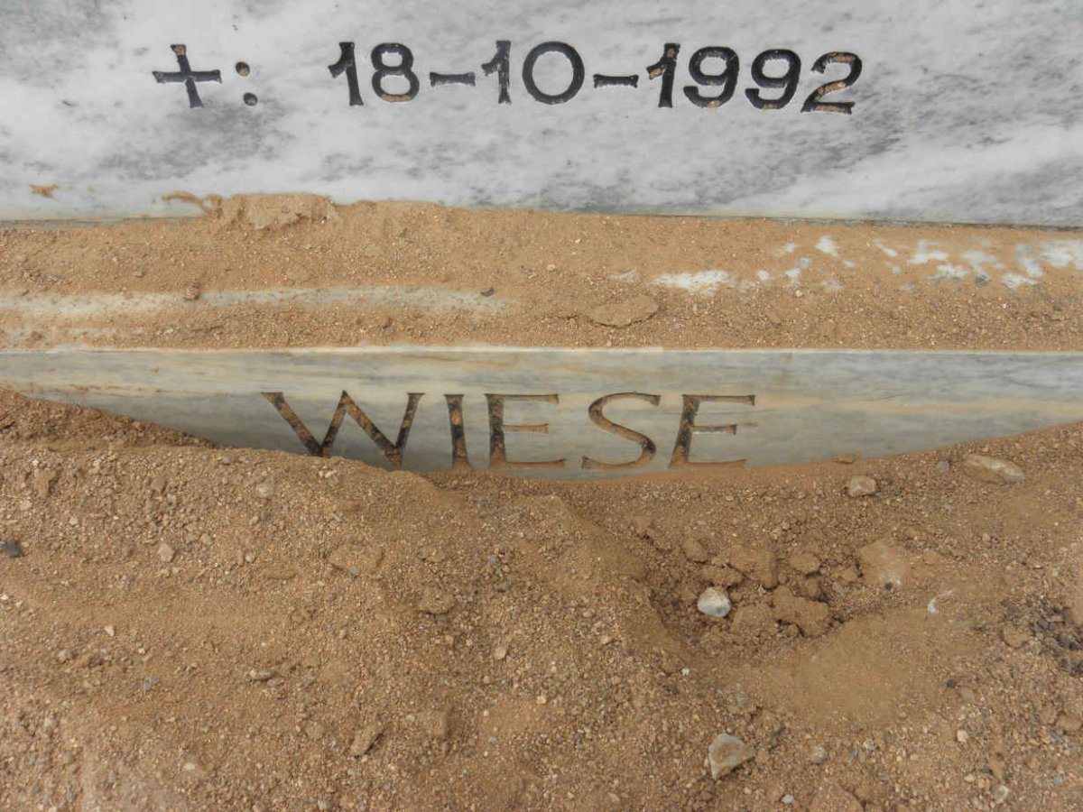 WIESE Eliza Gloudina 1927-1992