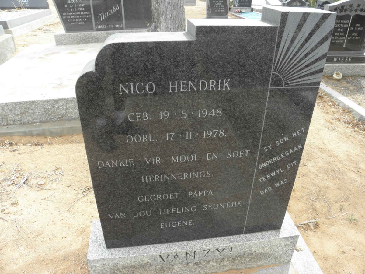ZYL Nico Hendrik, van 1948-1978