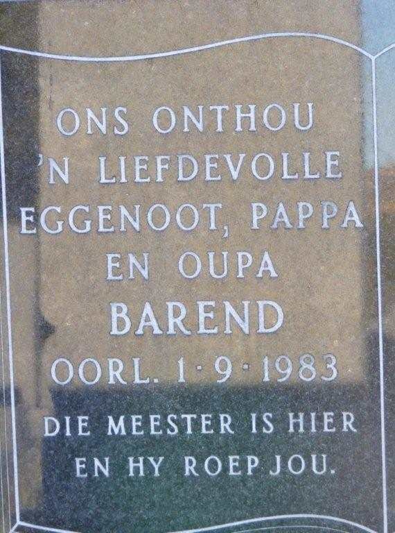 ? Barend -1983