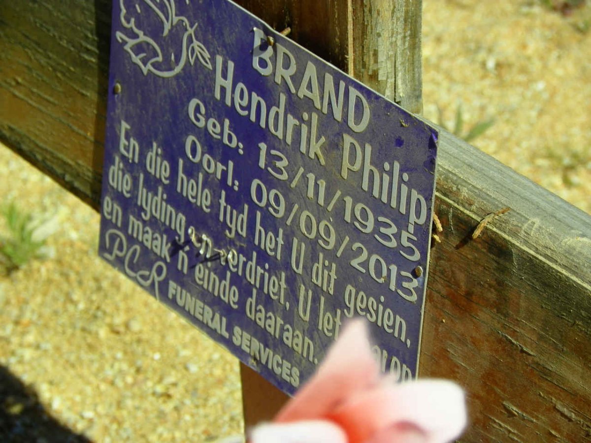 BRAND Hendrik Philip 1935-2013