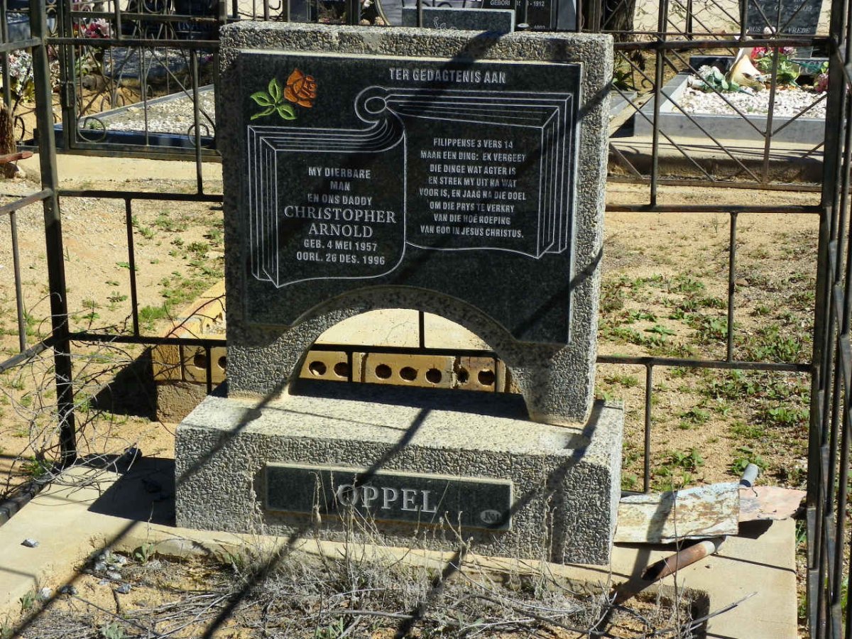 OPPEL Christopher Arnold 1957-1996