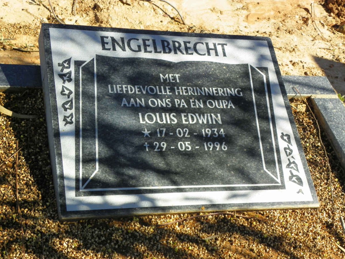 ENGELBRECHT Louis Edwin 1934-1996