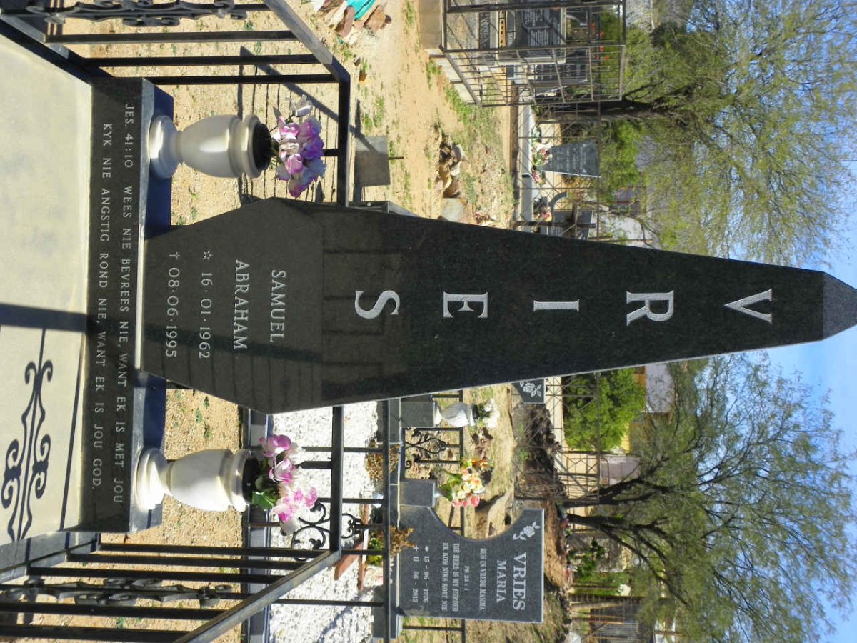 VRIES Samuel Abraham 1962-1995