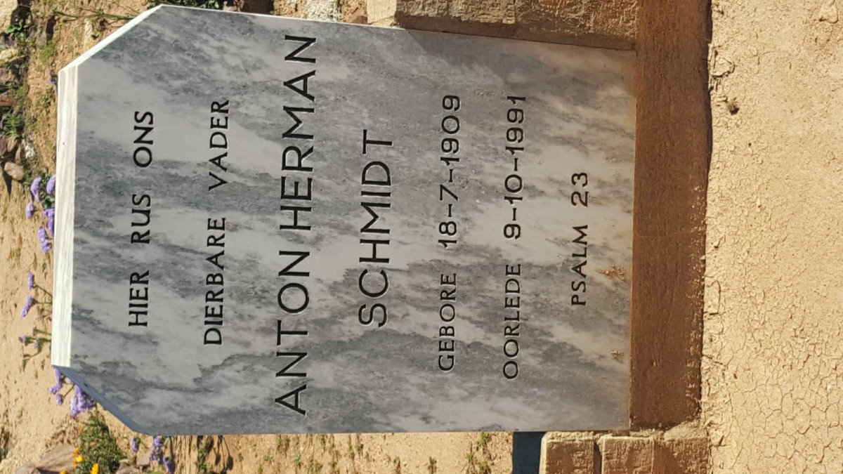 SCHMIDT Anton Herman 1909-1991