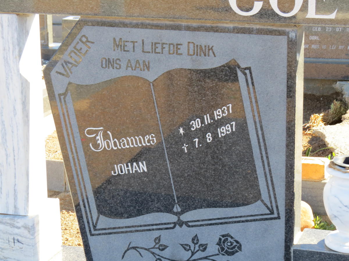 COETSEE Johannes 1937-1997 &amp; Sophie MYBURGH 1943-2012