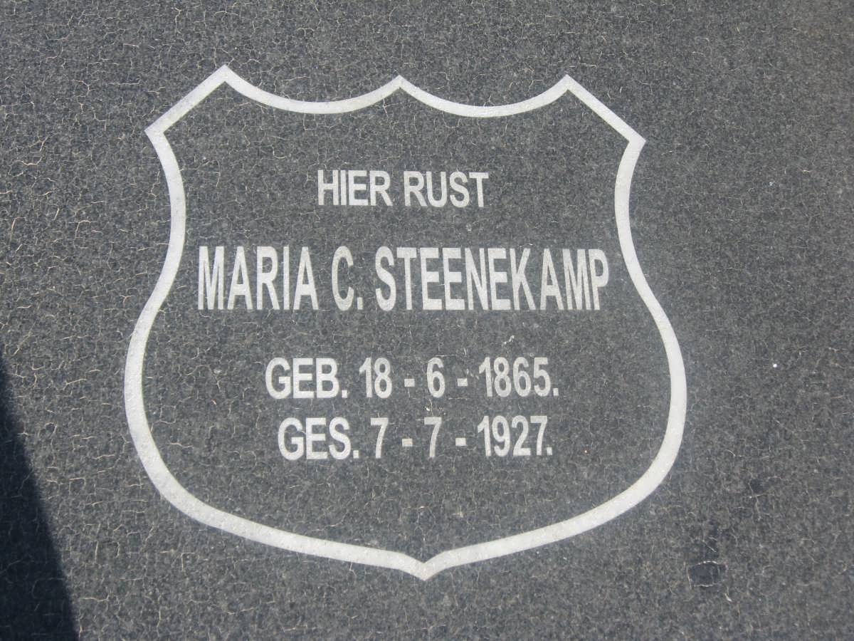 STEENEKAMP Jacob R. 1868-1922 &amp; Maria C. 1865-1927