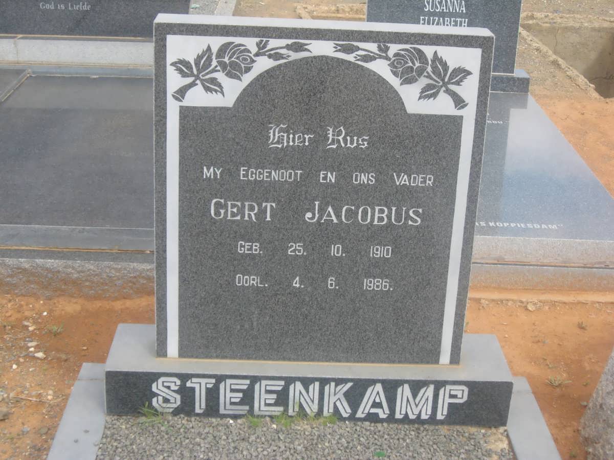STEENKAMP Gert Jacobus 1910-1986