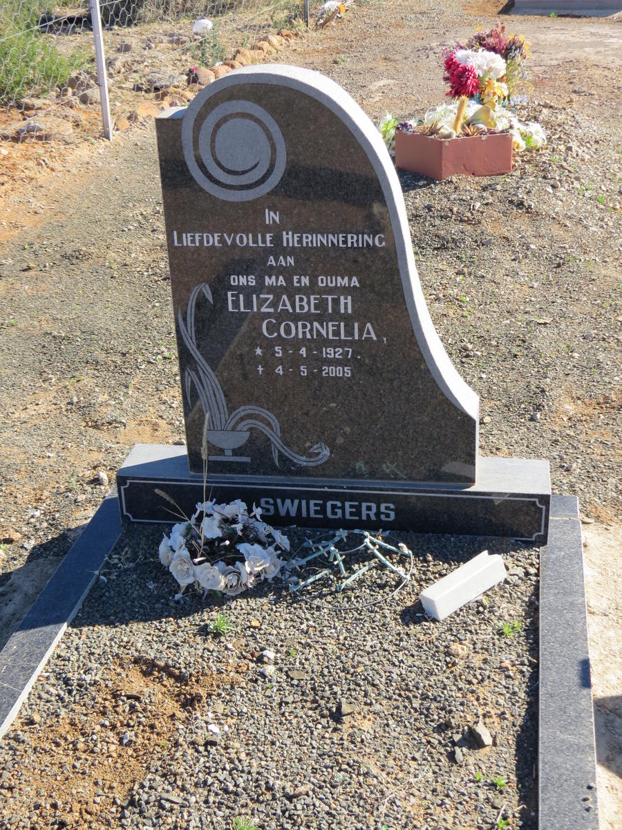 SWIEGERS Elizabeth Cornelia 1927-2005