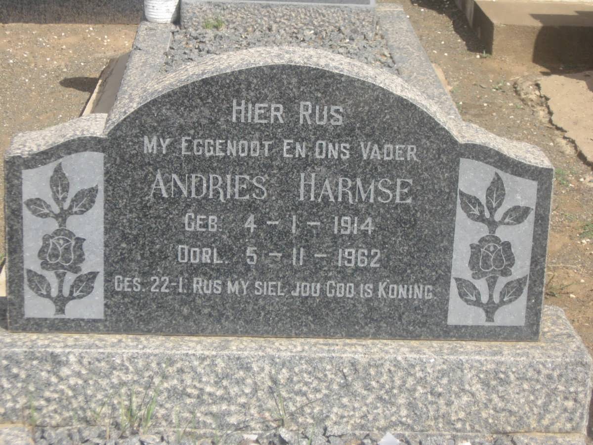 HARMSE Andries 1914-1962