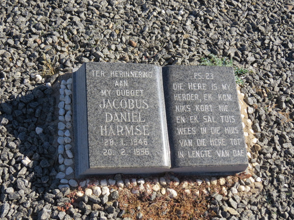 HARMSE Pieter Abraham 1905-1975 &amp; Aletta C.A. 1911-1986 :: HARMSE Jacobus Daniel 1946-1996