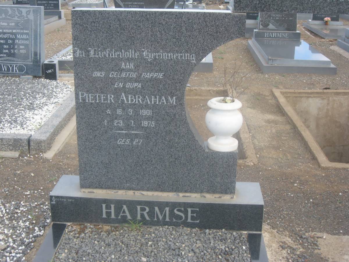HARMSE Pieter Abraham 1901-1975 &amp; Aletta Magdalena MYBURGH 1901-1972