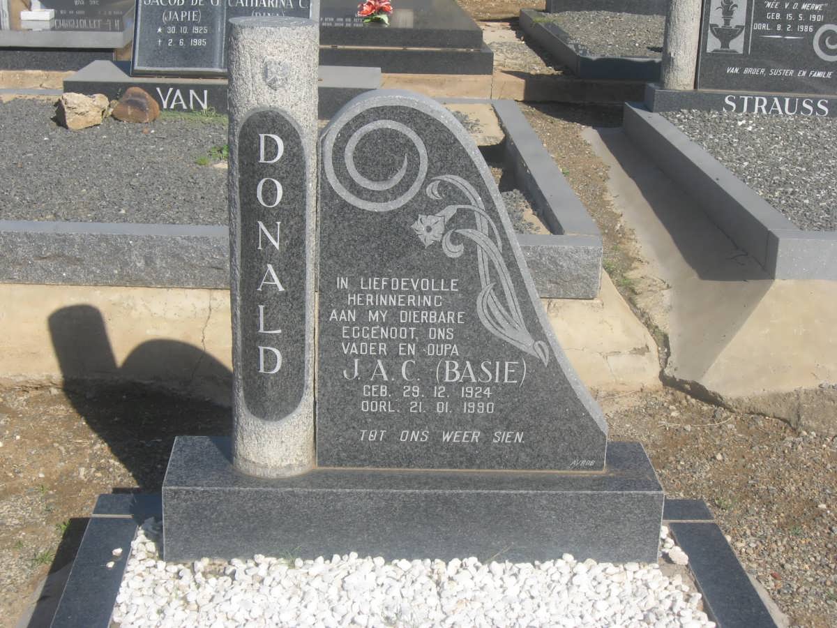 DONALD J.A.C. 1924-1990