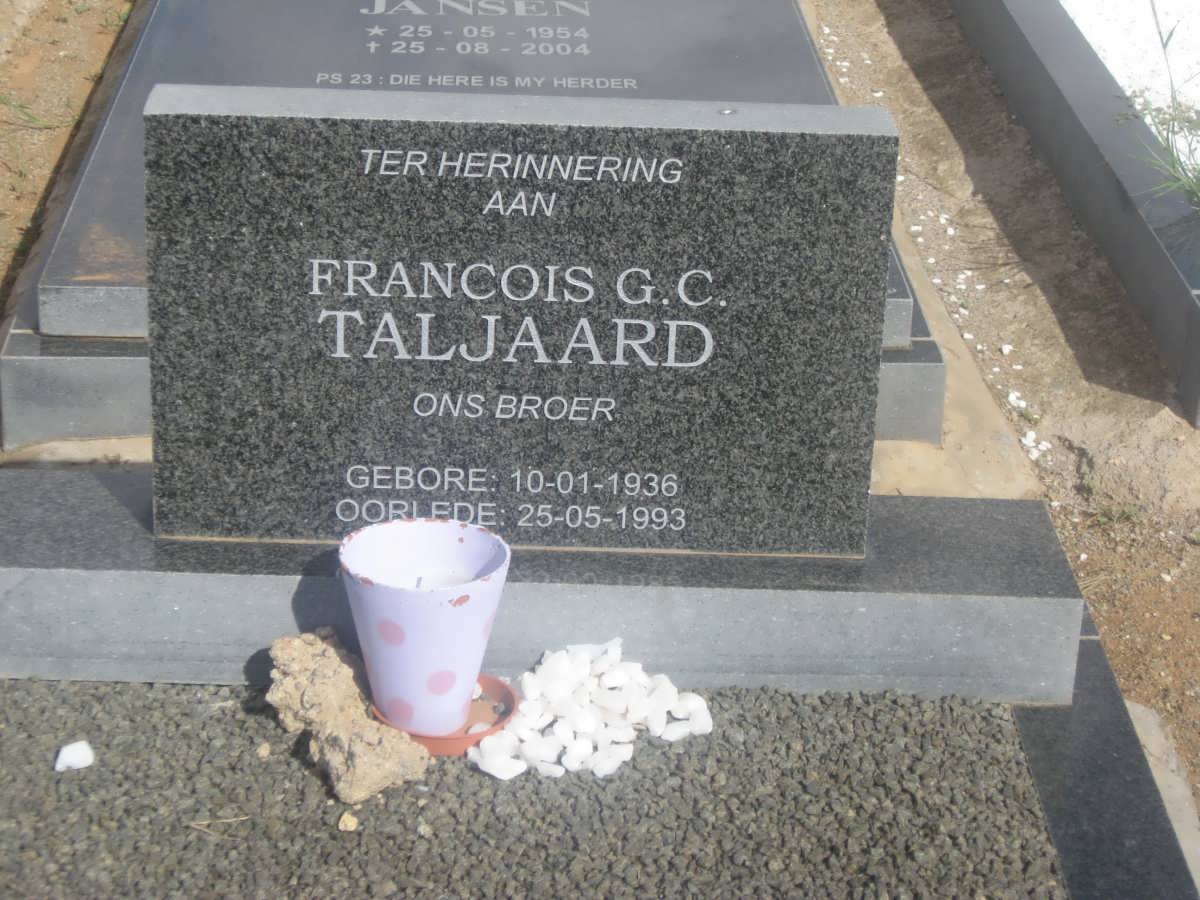 TALJAARD Francois G.C. 1936-1993