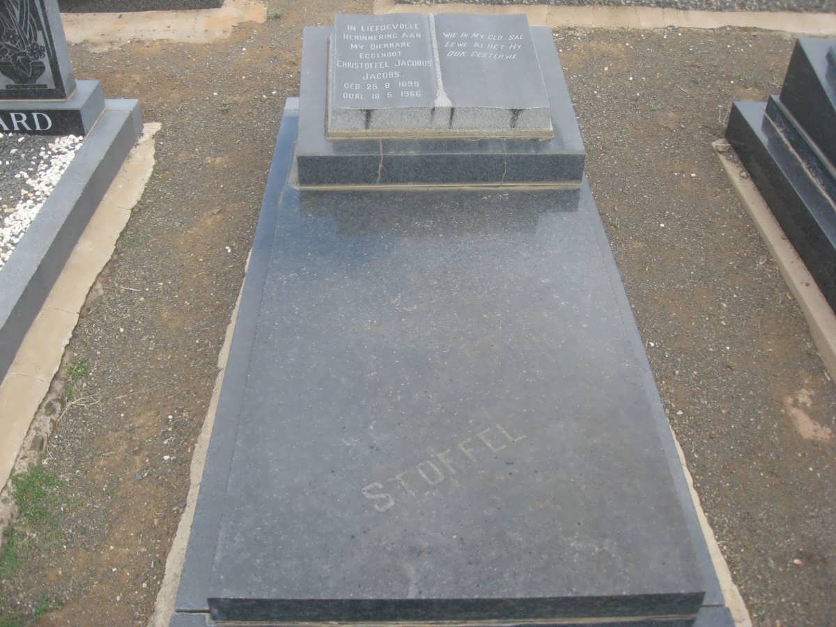 JACOBS Christoffel Jacobus 1895-1966 &amp; Martha Johanna Carolina OOSTHUIZEN 1905-1972