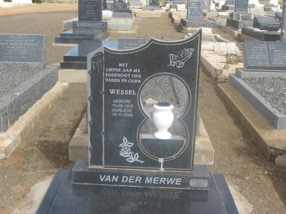 MERWE Wessel, van der 1925-2006