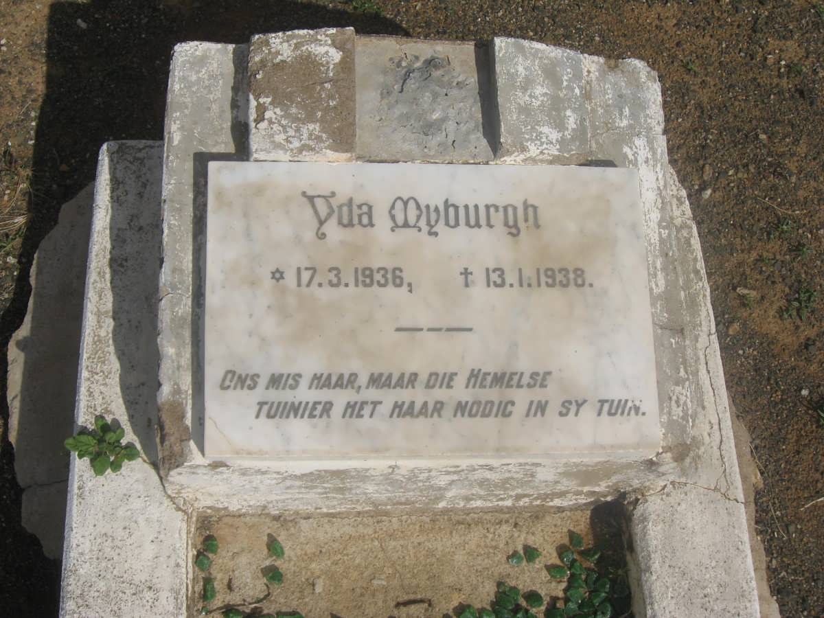 MYBURGH Yda 1936-1938
