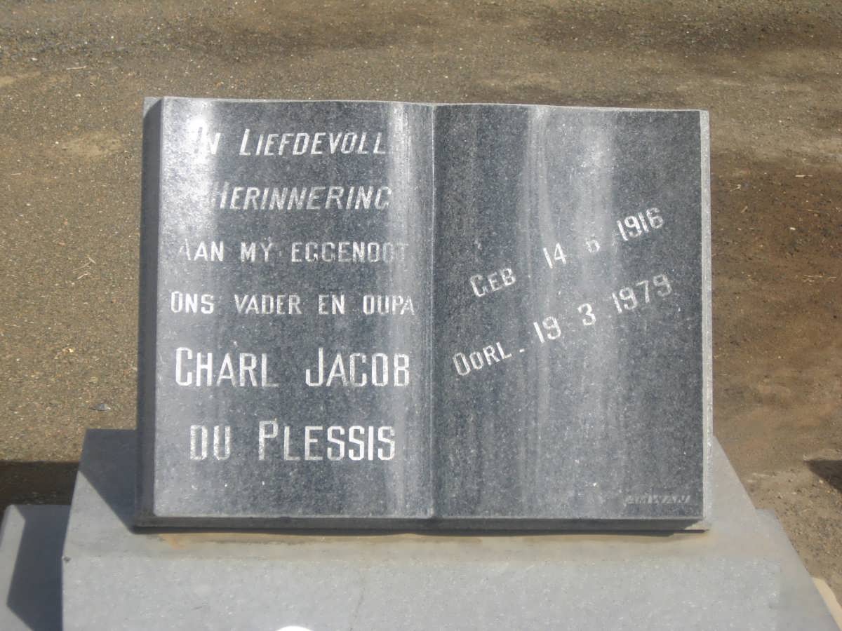 PLESSIS Charl Jacob, du 1916-1979