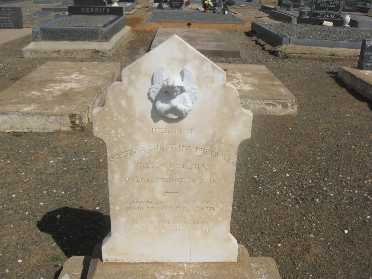 PRETORIUS Soesana Christina 1914-1915