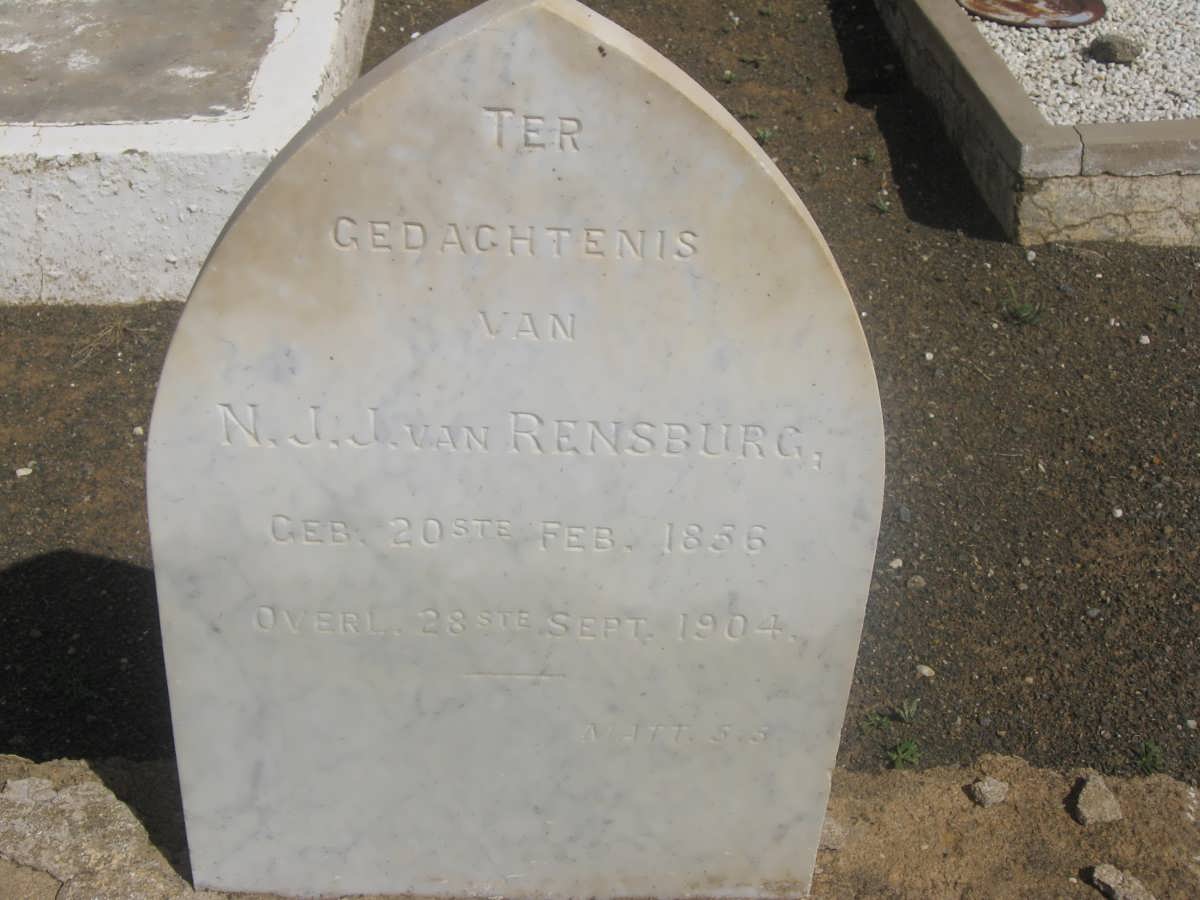 RENSBURG N.J.J., van 1856-1904