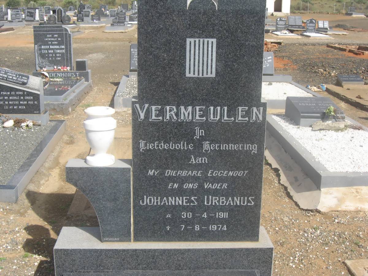 VERMEULEN Johannes Urbanus 1911-1974