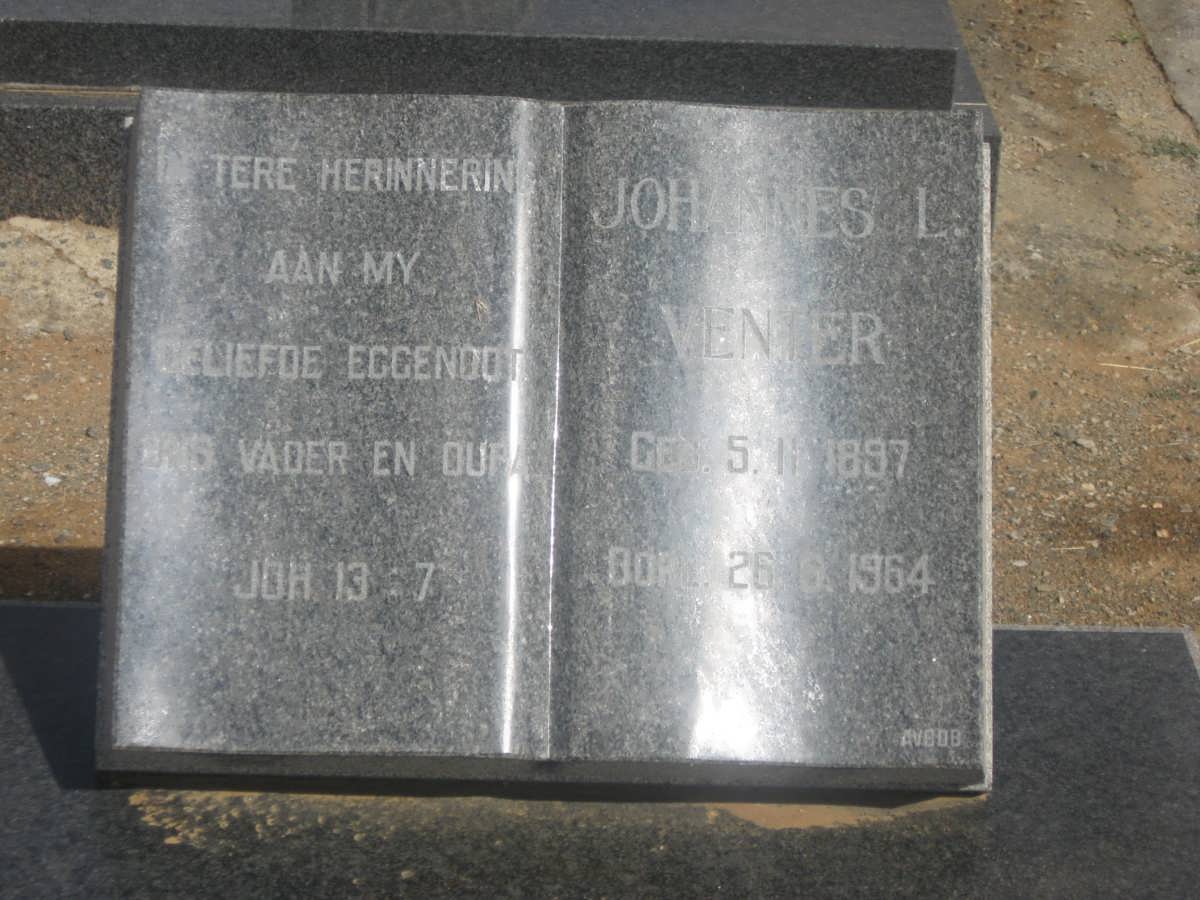 VENTER Johannes L. 1897-1964