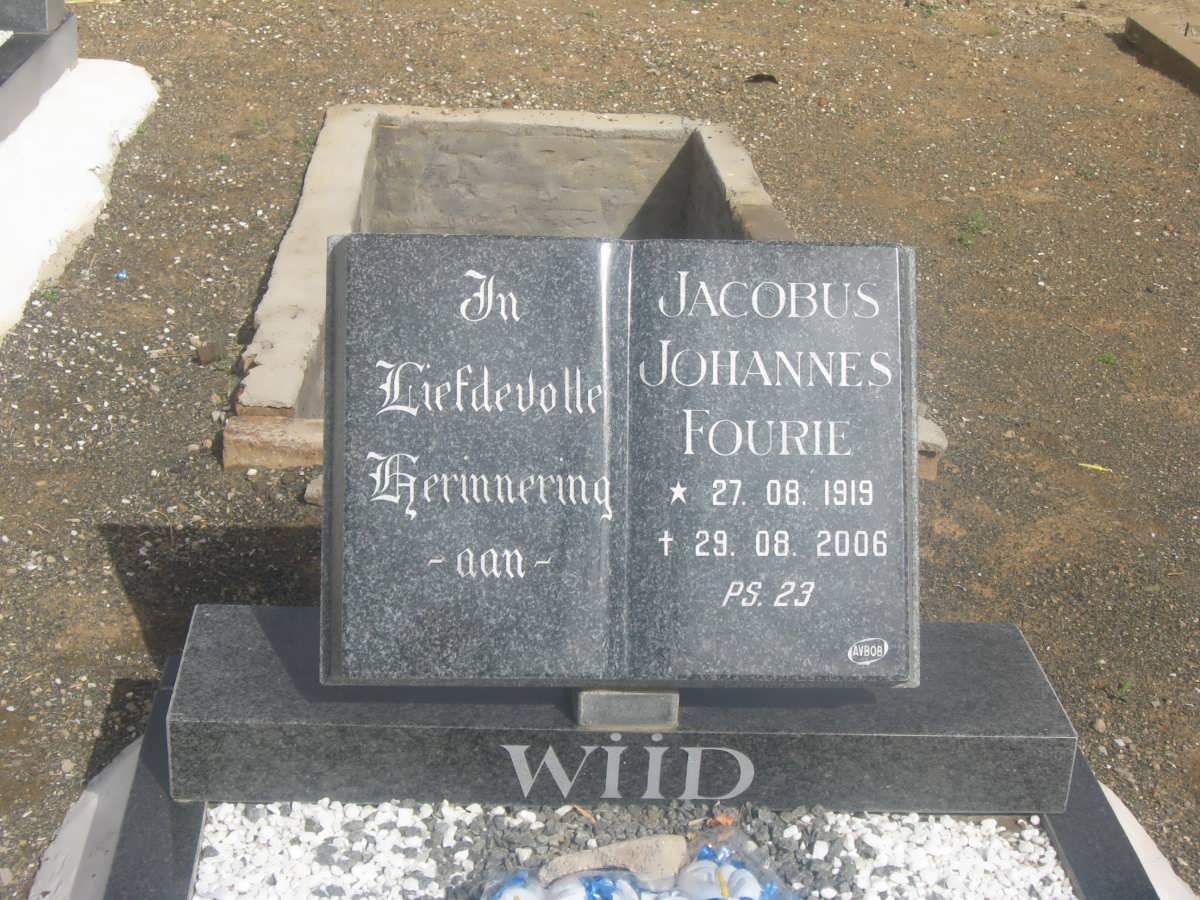 WIID Jacobus Johannes Fourie 1919-2006