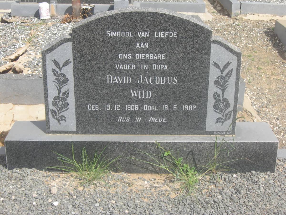 WIID David Jacobus 1906-1982 &amp; Catherina Louisa Christina GOUS 1904-1971