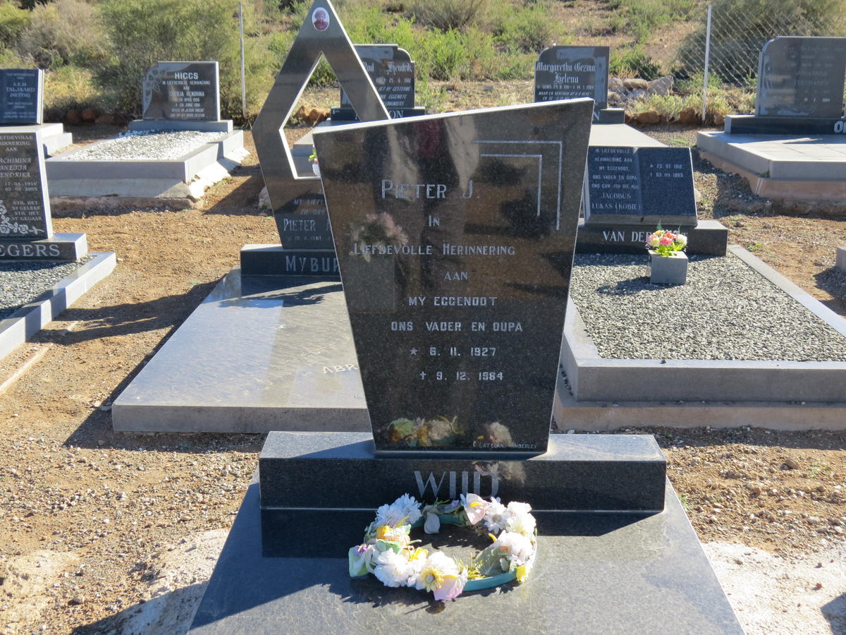 WIID Pieter J. 1927-1984 &amp; Johanna S.M.G. 1931-2010