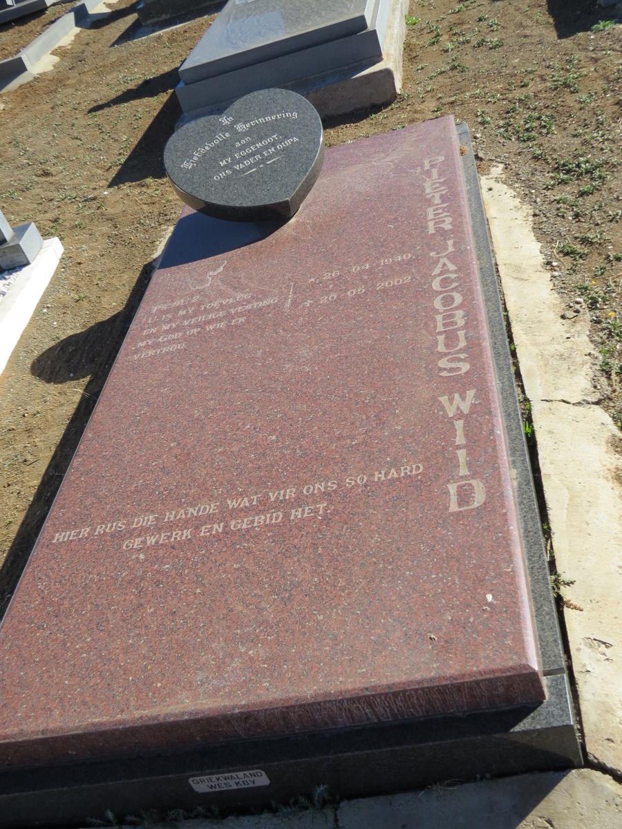 WIID Pieter Jacobus 1940-2002