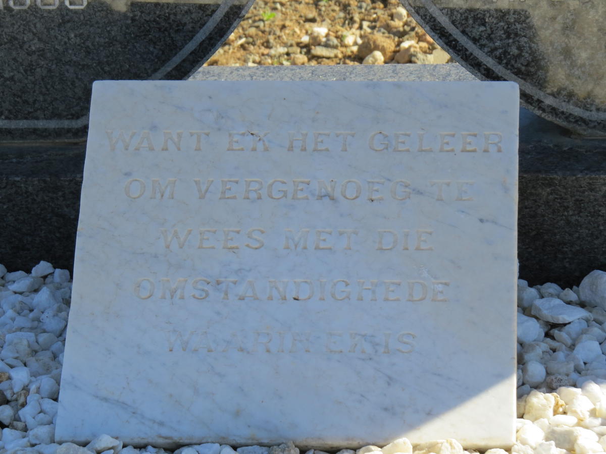 WYK Henning Jacobus, van 1913-1989 &amp; Aletta Elizabeth SCHREUDER 1918-